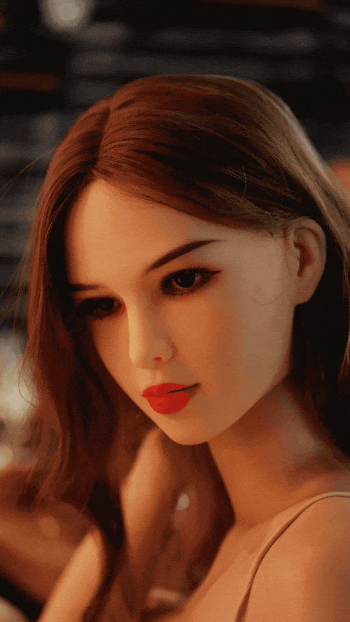 AI companion doll with silicone skin and embedded heating wires at Chinese factory