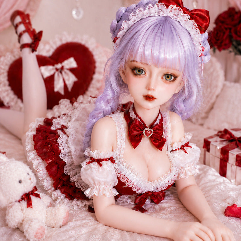 Yinmeng Strawberry Collectible Anime Doll — Full Silicone Art Figure with Skeleton Secondary image