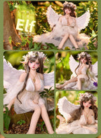 Aixia Elf & Angel Wings Anime Doll — TPE, Poseable