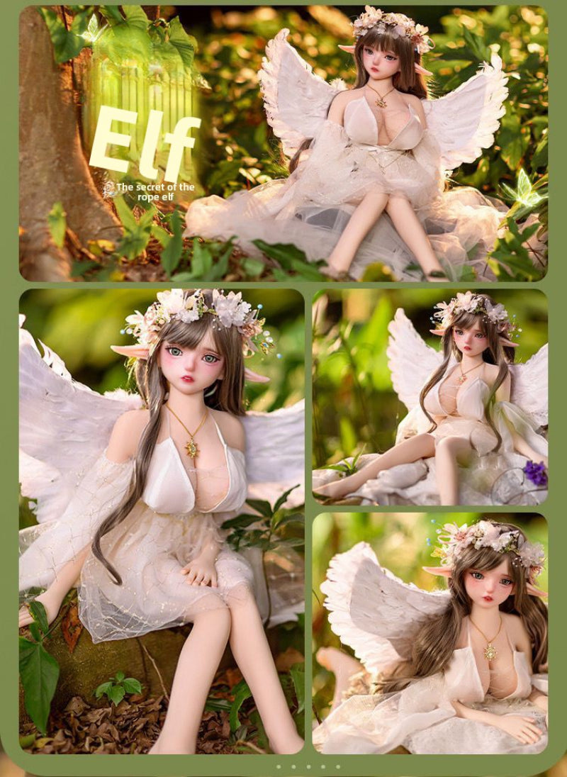 Aixia Elf & Angel Wings Anime Doll — TPE, Poseable