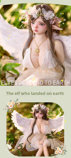 Aixia Elf & Angel Wings Anime Doll — TPE, Poseable