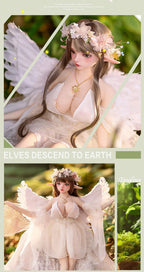 Aixia Elf & Angel Wings Anime Doll — TPE, Poseable