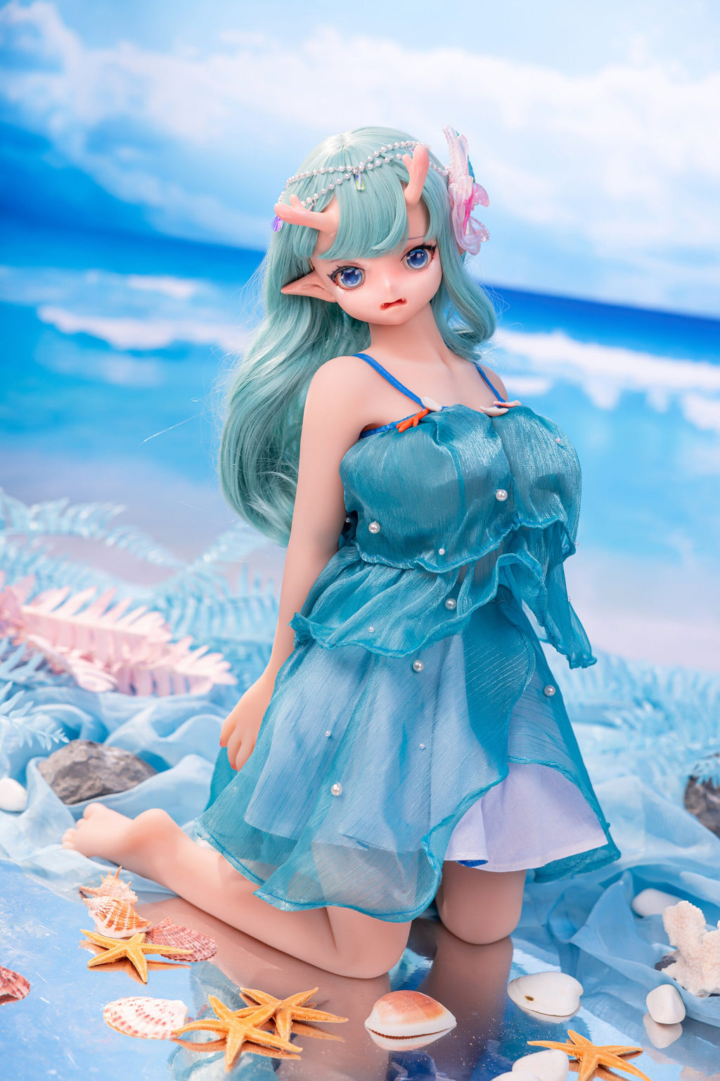 Bilo Game-Inspired Collectible Anime Doll — Lifelike Poseable TPE Art Figure