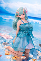 Bilo Game-Inspired Collectible Anime Doll — Lifelike Poseable TPE Art Figure