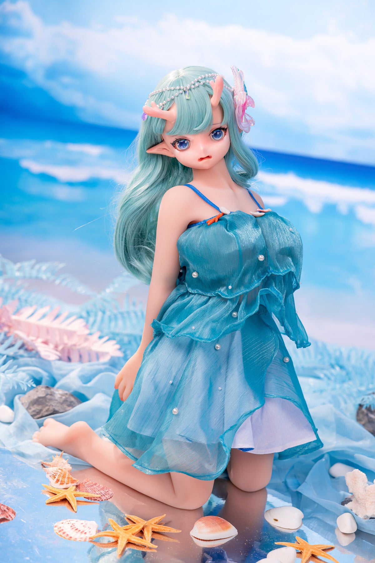 Bilo Game-Inspired Collectible Anime Doll — Lifelike Poseable TPE Art Figure
