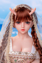 Dragon-Horn Fantasy Anime Doll — Poseable Alloy Skeleton