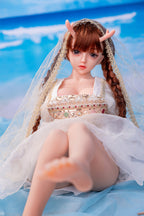 Dragon-Horn Fantasy Anime Doll — Poseable Alloy Skeleton