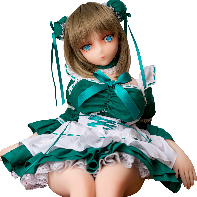 Green Little Wild Collectible Anime Doll — Poseable TPE Art Figure with Movable Skeleton Secondary image