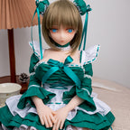 Green Little Wild Collectible Anime Doll — Poseable TPE Art Figure with Movable Skeleton