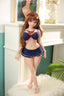 Mei 80cm Collectible Anime Doll — Brown Hair Purple Eyes Solid TPE Art Figure with Skeleton