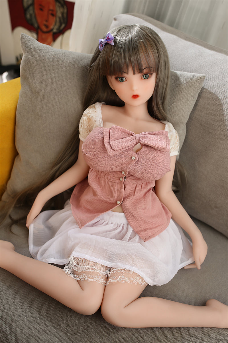 Qianhe Long-Hair Collectible Anime Doll — 80cm Poseable TPE Art Figure with Metal Skeleton Secondary image