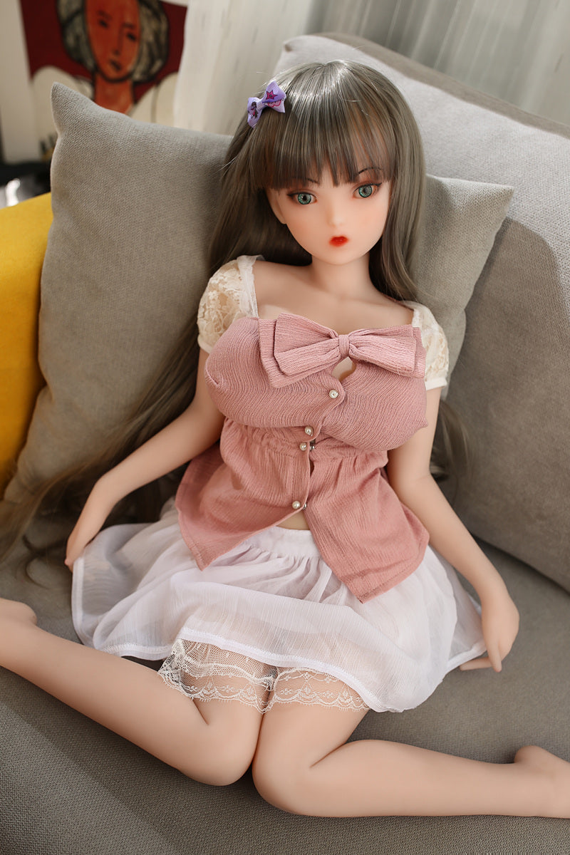 Qianhe Long-Hair Collectible Anime Doll — 80cm Poseable TPE Art Figure with Metal Skeleton