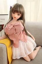 Qianhe Long-Hair Collectible Anime Doll — 80cm Poseable TPE Art Figure with Metal Skeleton