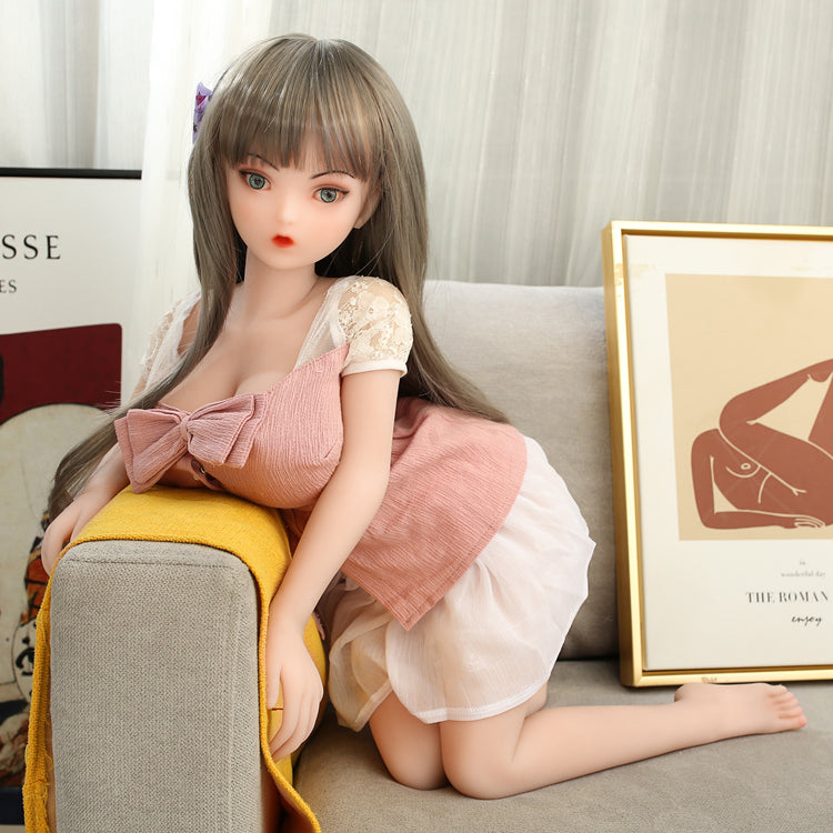 Qianhe Long-Hair Collectible Anime Doll — 80cm Poseable TPE Art Figure with Metal Skeleton Main image