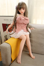 Qianhe Long-Hair Collectible Anime Doll — 80cm Poseable TPE Art Figure with Metal Skeleton