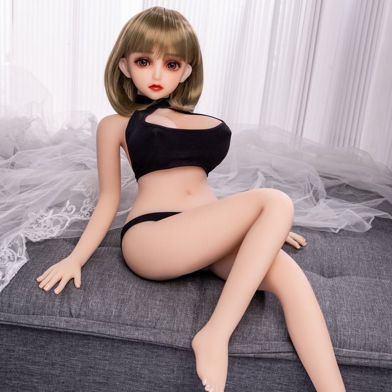 Xingnai Dark-Fantasy Chestnut Short-Hair 80cm Collectible Anime Doll — TPE Art Figure with Metal Skeleton Secondary image