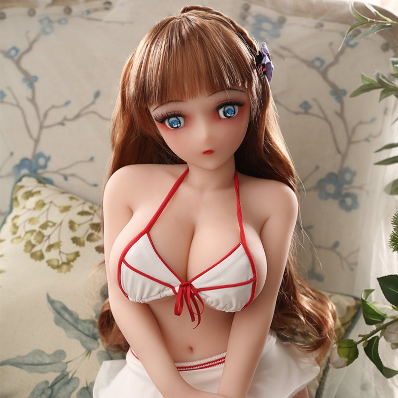 Blossom-anime-tpe-doll-seated-front-outfit Main image